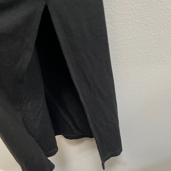 NEW Electric & Rose Lindy Knit Maxi Dress Black Onyx Ribbed‎ Bodycon Small - Picture 7 of 8